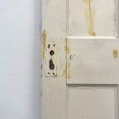 Antique Victorian Pine Door - 195.5cm X 76cm