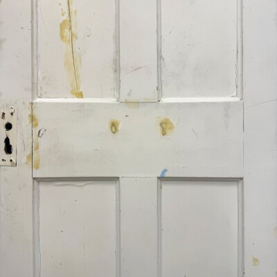 Antique Victorian Pine Door - 195.5cm X 76cm