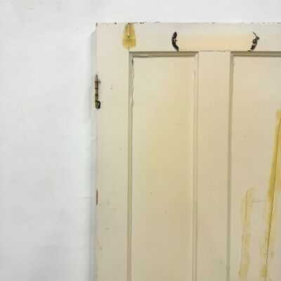 Antique Victorian Pine Door - 195.5cm X 76cm