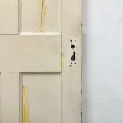 Antique Victorian Pine Door - 195.5cm X 76cm