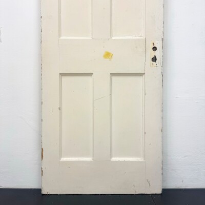 Antique Victorian Pine Door - 190cm X 71cm