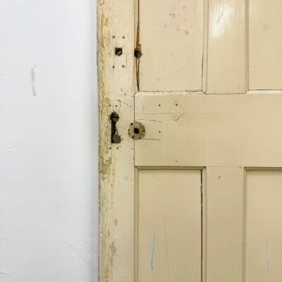 Antique Victorian Pine Door - 190cm X 71cm