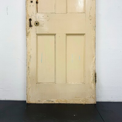 Antique Victorian Pine Door - 190cm X 71cm