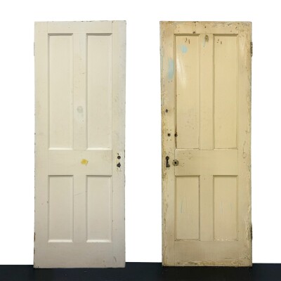 Antique Victorian Pine Door - 190cm X 71cm