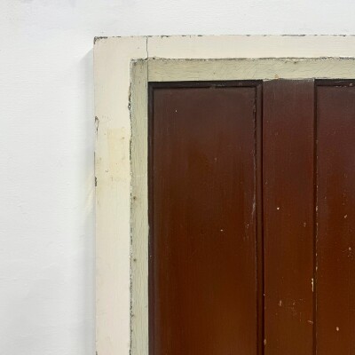 Antique Victorian Pine Door - 193cm X 76cm