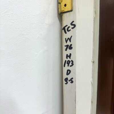 Antique Victorian Pine Door - 193cm X 76cm
