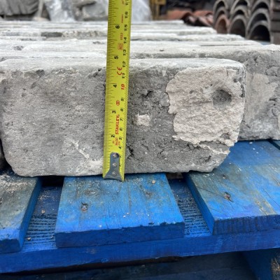 Reclaimed 2 3/8 inch Handmade Grey Bricks