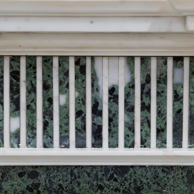Reclaimed Georgian Style Statuary & Verde Marble Surround (Pair Available)