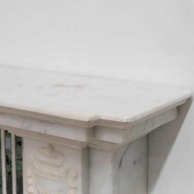 Reclaimed Georgian Style Statuary & Verde Marble Surround (Pair Available)