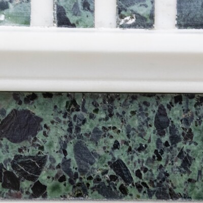 Reclaimed Georgian Style Statuary & Verde Marble Surround (Pair Available)