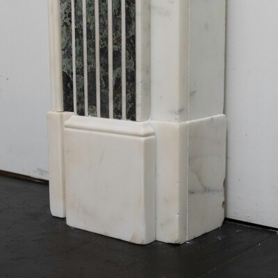 Reclaimed Georgian Style Statuary & Verde Marble Surround (Pair Available)