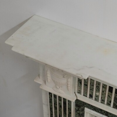 Reclaimed Georgian Style Statuary & Verde Marble Surround (Pair Available)