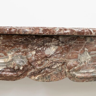 Antique Rouge De Rance Marble Fireplace Surround | Louis XV