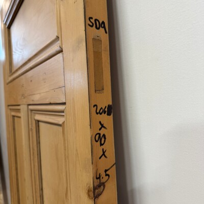 Antique Stripped Five Panel Door 206cm x 90cm