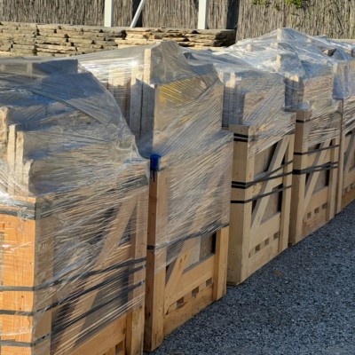 Reclaimed flagstones limestone flooring 