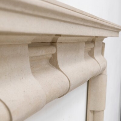 Reclaimed Portland Stone Fireplace Surround