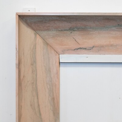 Bolection Fireplace Surround in Reclaimed Pink Marble