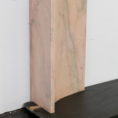 Bolection Fireplace Surround in Reclaimed Pink Marble