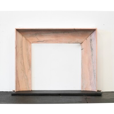 Bolection Fireplace Surround in Reclaimed Pink Marble