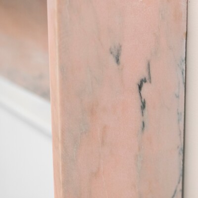 Bolection Fireplace Surround in Reclaimed Pink Marble