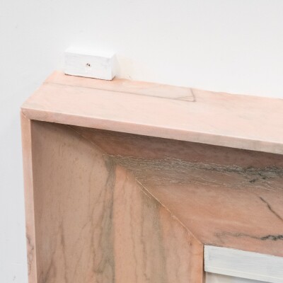 Bolection Fireplace Surround in Reclaimed Pink Marble