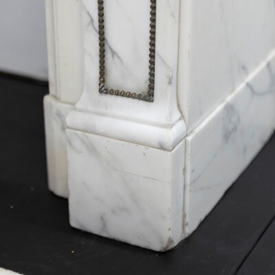 Antique Regency Fireplace Surround with Brass Details