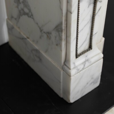 Antique Regency Fireplace Surround with Brass Details
