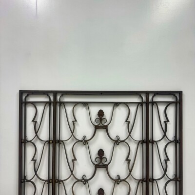 Antique Classic Art Deco Bronze Grill | Pair Available