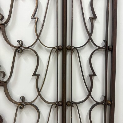 Antique Classic Art Deco Bronze Grill | Pair Available
