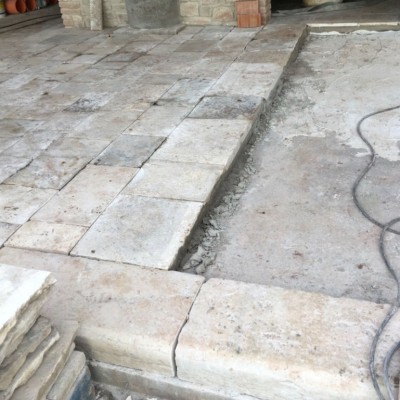 Antique Reclaimed Limestones Steps