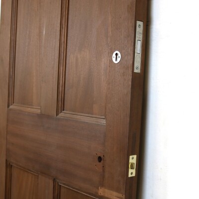 Reclaimed Mahogany Georgian Style Door - 188cm x 75.5cm
