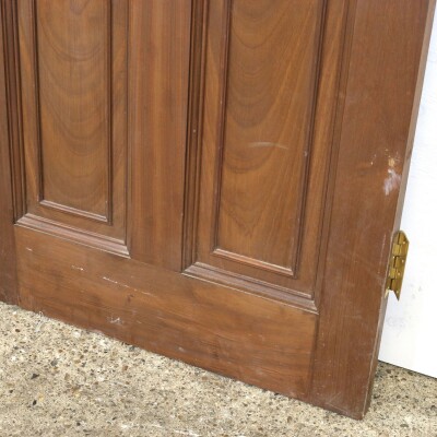 Reclaimed Mahogany Georgian Style Door - 188cm x 75.5cm