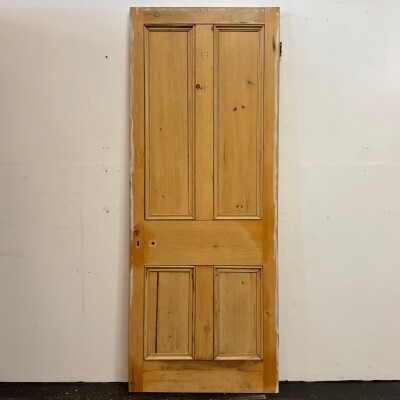 Antique Four Panel Door 205.5cm x 80cm