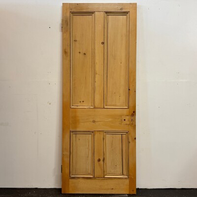 Antique Four Panel Door 205.5cm x 80cm