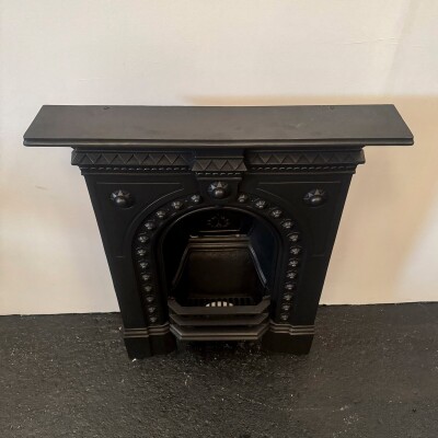 Antique Victorian Combination Cast Iron Fireplace