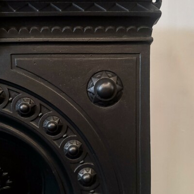 Antique Victorian Combination Cast Iron Fireplace