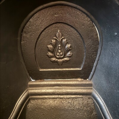 Antique Victorian Combination Cast Iron Fireplace