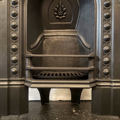 Antique Victorian Combination Cast Iron Fireplace