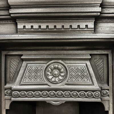 Antique Cast Iron Combination Fireplace