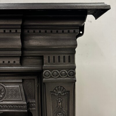 Antique Cast Iron Combination Fireplace