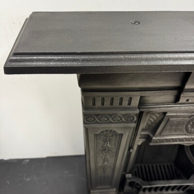 Antique Cast Iron Combination Fireplace