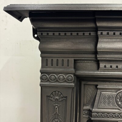 Antique Cast Iron Combination Fireplace