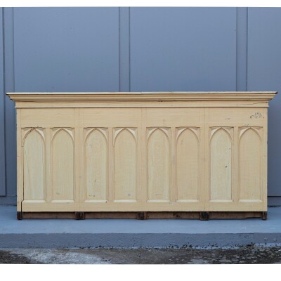 Victorian Antique Pine Church Altar Gothic Revival