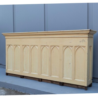 Victorian Antique Pine Church Altar Gothic Revival