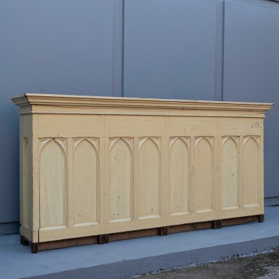 Victorian Antique Pine Church Altar Gothic Revival