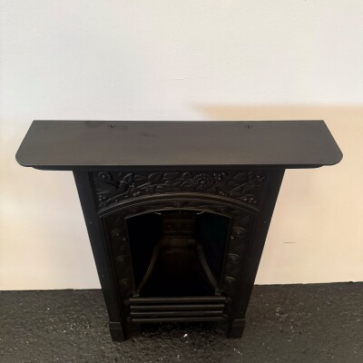 Antique Victorian Cast Iron Combination Fireplace