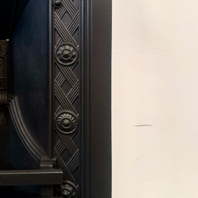 Antique Victorian Cast Iron Combination Fireplace