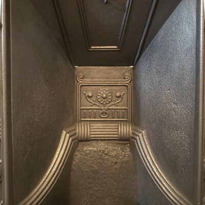 Antique Victorian Cast Iron Combination Fireplace