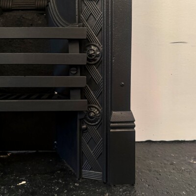 Antique Victorian Cast Iron Combination Fireplace