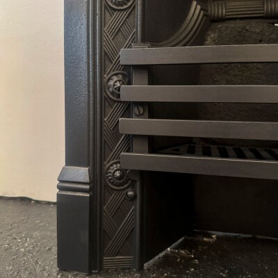 Antique Victorian Cast Iron Combination Fireplace